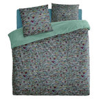 ATMOSPHERA Parure de Lit 3 Pièces  Mozaika  240x220cm Bleu