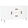 Voir la diapositive 2 : VIDAXL Buffet blanc brillant 100x36x60 cm bois d'ingenierie