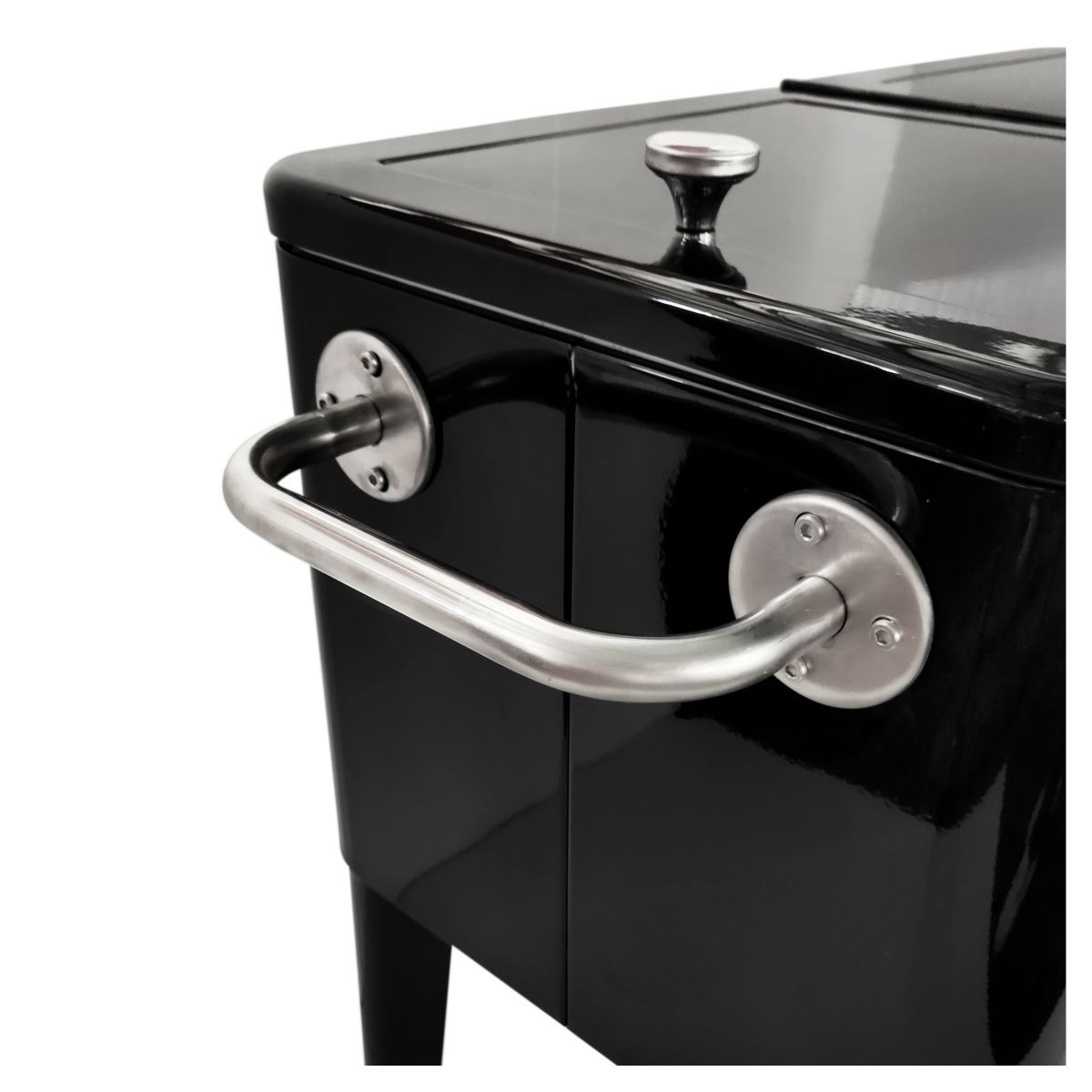 AXI Glacière sur pieds - Rétro noire