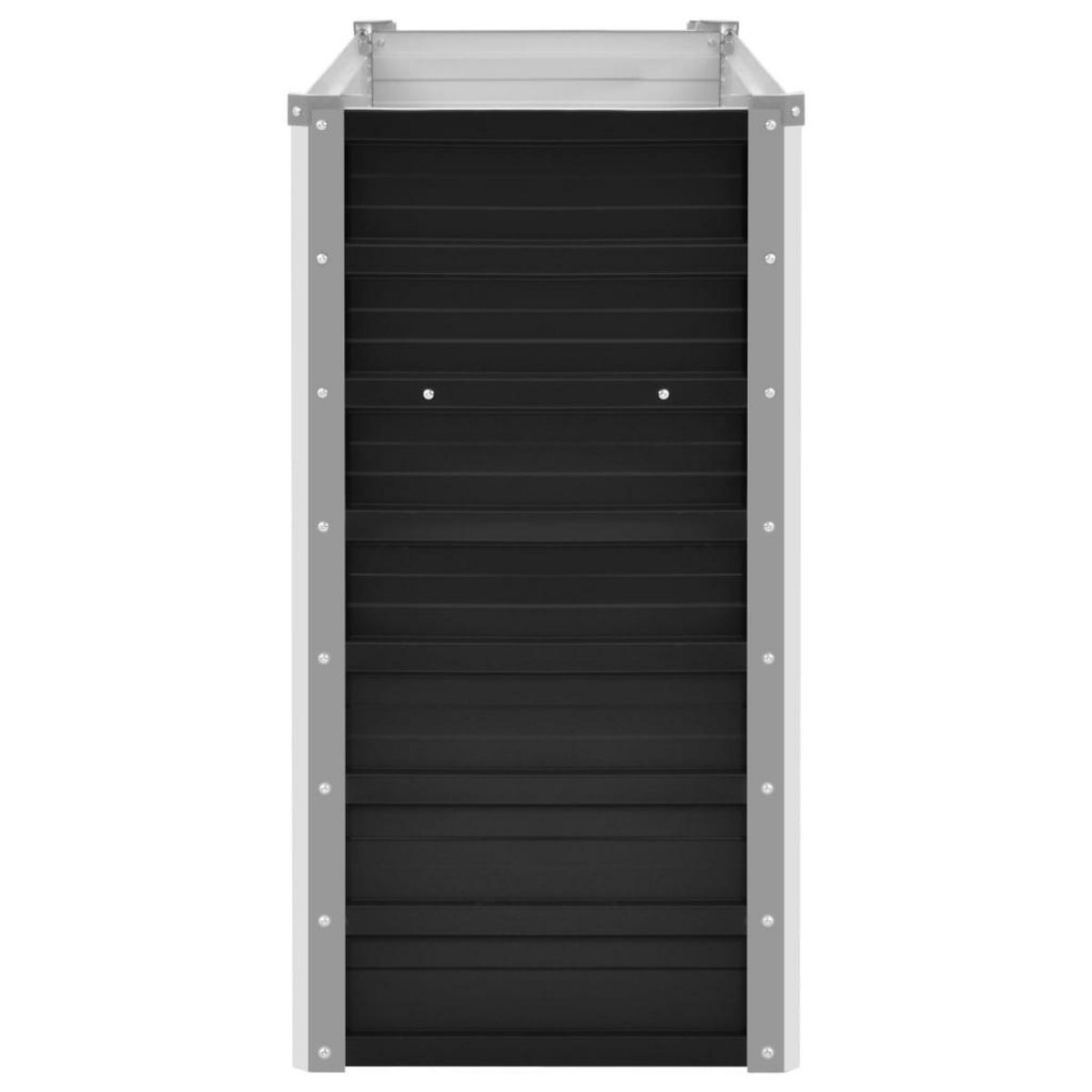 VIDAXL Lit sureleve de jardin Anthracite 100x40x77 cm Acier galvanise