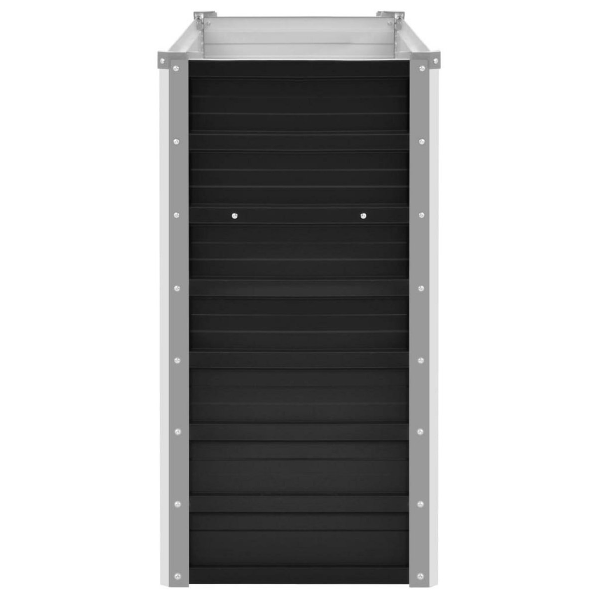 VIDAXL Lit sureleve de jardin Anthracite 100x40x77 cm Acier galvanise