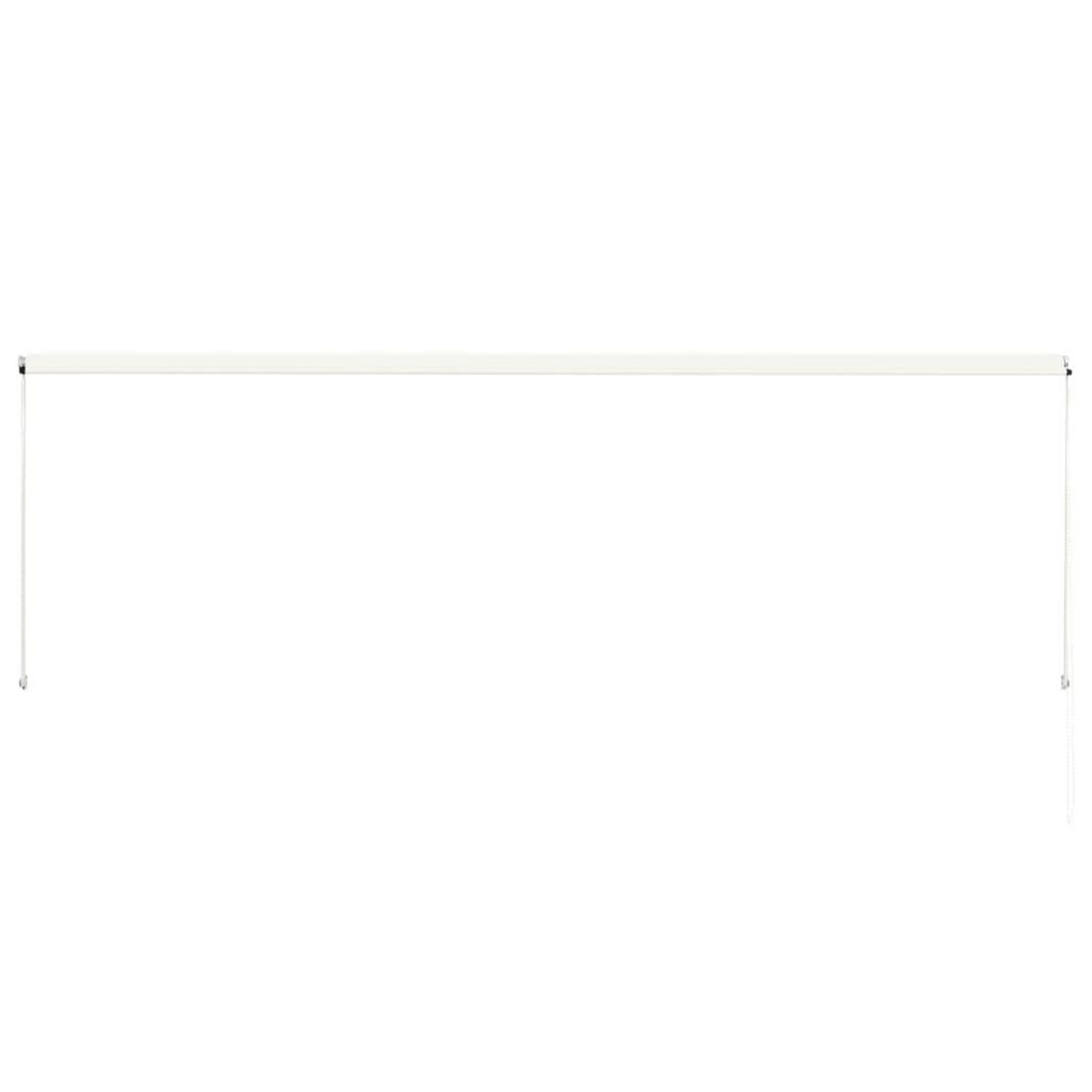 VIDAXL Auvent retractable 400x150 cm Creme