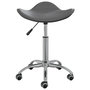 Voir la diapositive 2 : VIDAXL Chaise pivotante de salle a manger Gris Similicuir