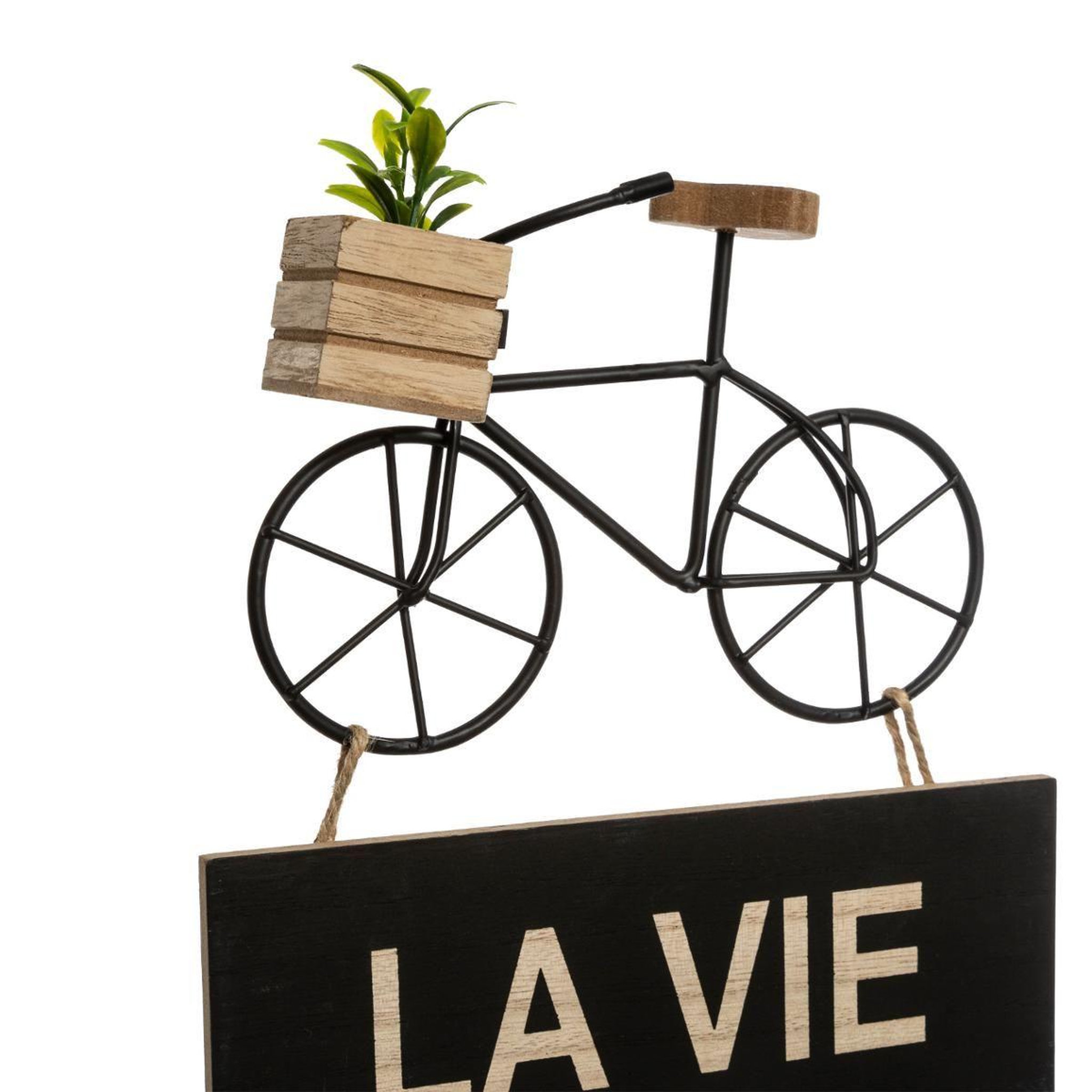 Voir la diapositive 2 : ATMOSPHERA Décoration Murale  Citation Vélo  56cm Multicolore