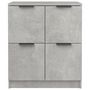 Voir la diapositive 5 : VIDAXL Buffet Gris beton 60x30x70 cm Bois d'ingenierie