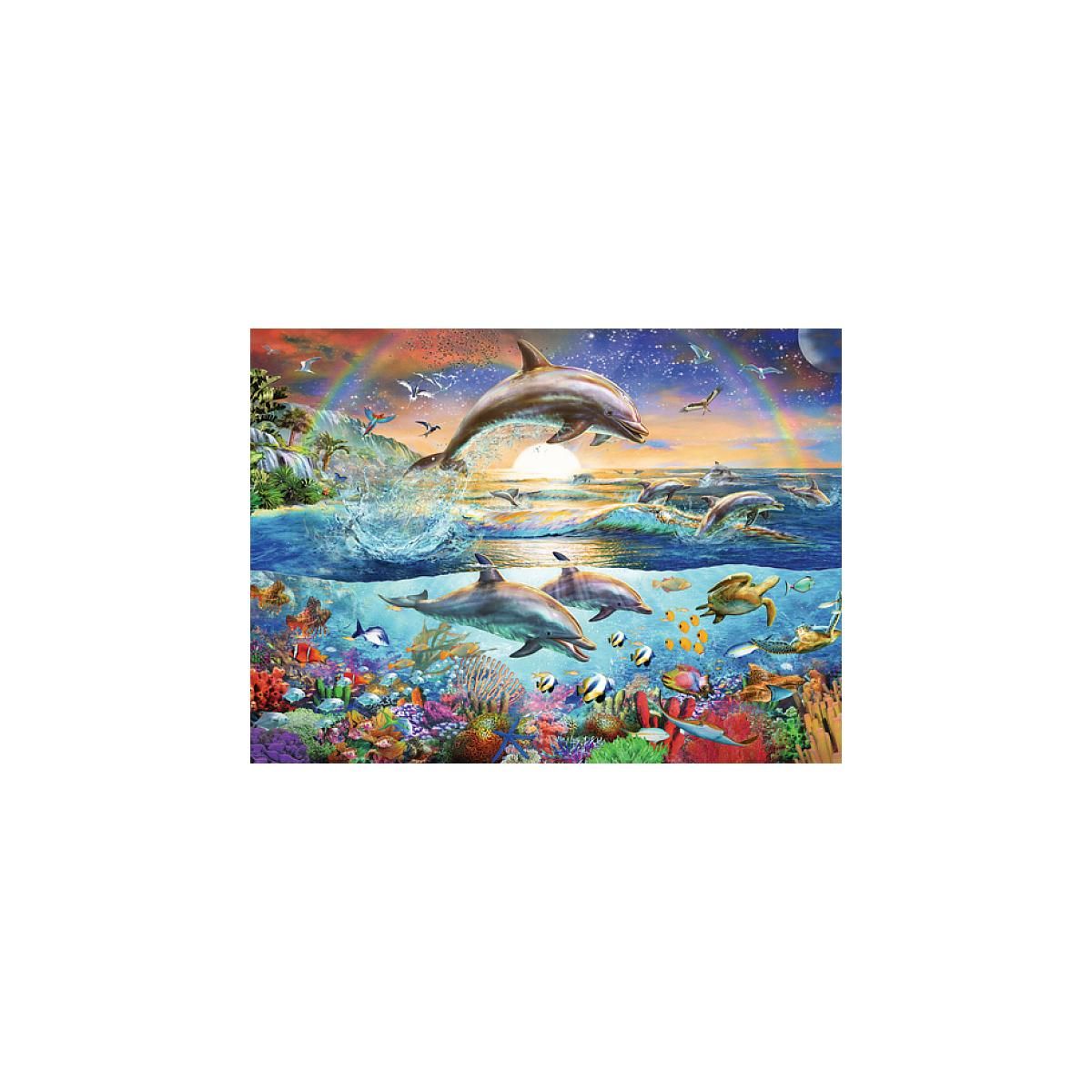 RAVENSBURGER Puzzle Le Paradis Des Dauphins 300 pieces