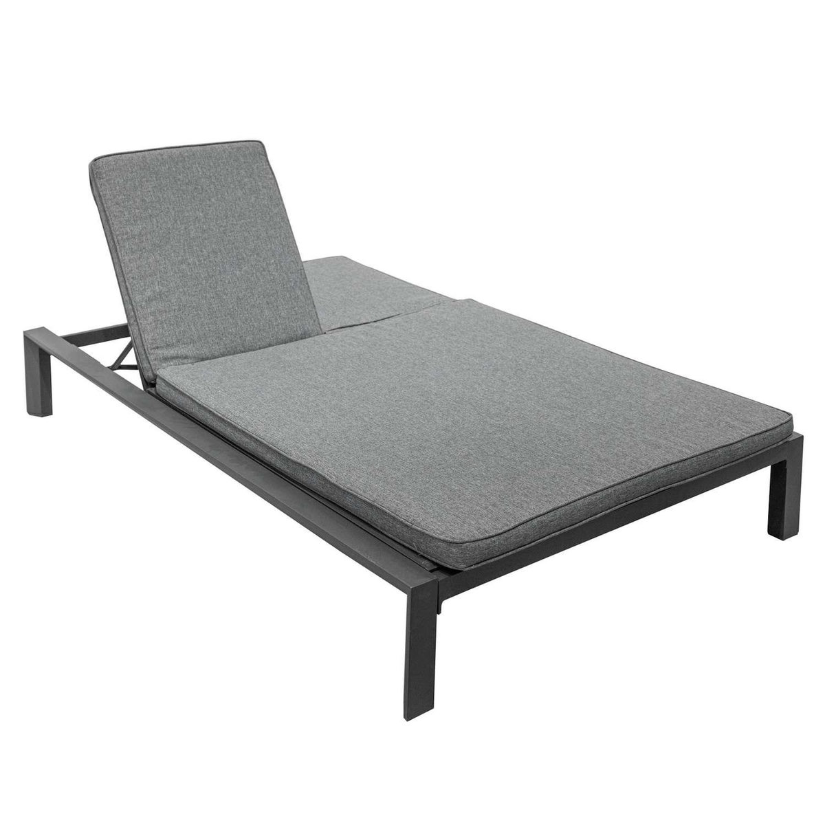 HESPERIDE Lit de piscine double Evasion en aluminium