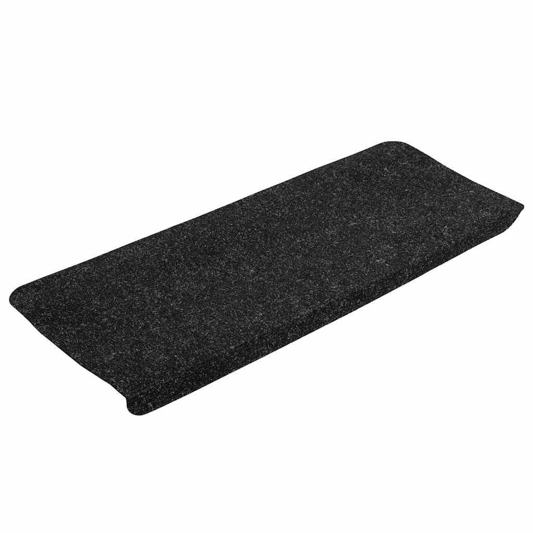 Voir la diapositive 2 : VIDAXL Tapis d'escalier auto-adhesifs 30 pcs anthracite 65x24,5x3,5 cm