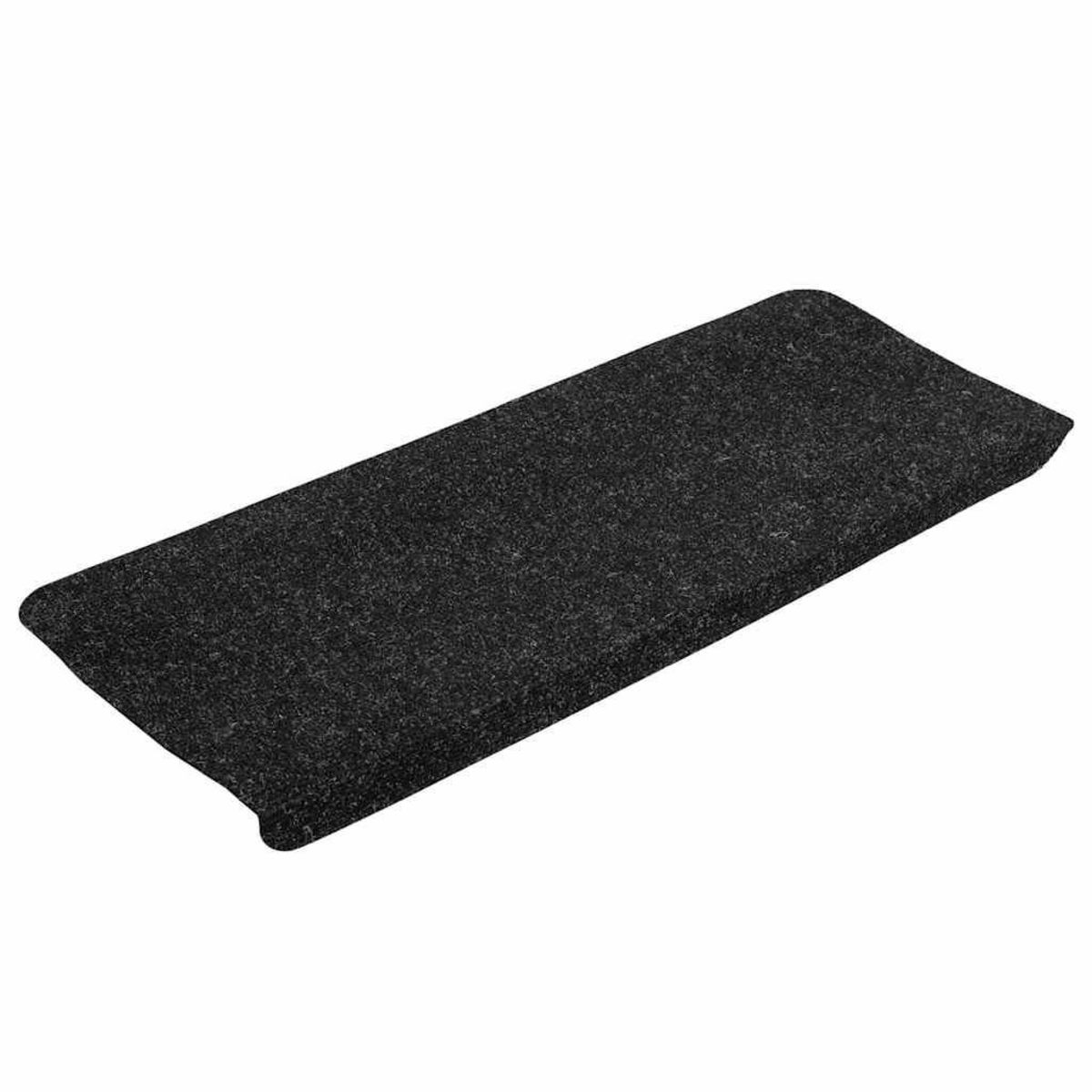 VIDAXL Tapis d'escalier auto-adhesifs 30 pcs anthracite 65x24,5x3,5 cm