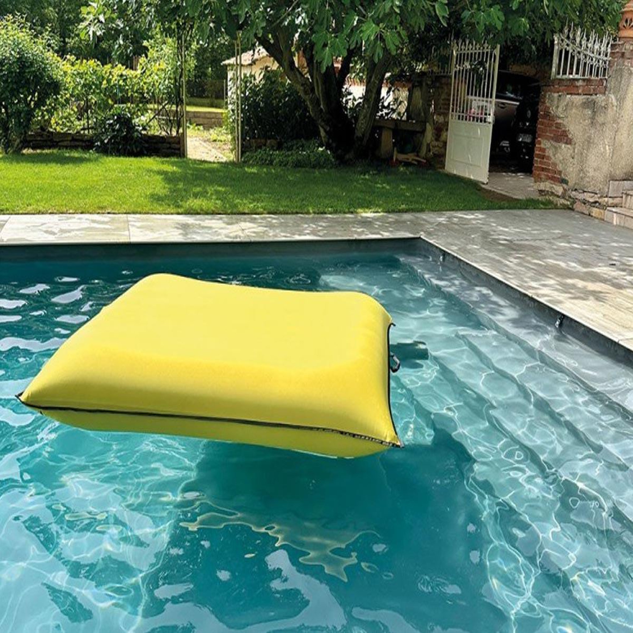 Voir la diapositive 4 : INTEX Matelas pouf géant vert - intex