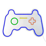 ATMOSPHERA Lampe Murale Néon LED  Manette de Jeu  41cm Bleu