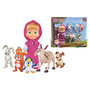 Voir la diapositive 3 : SMOBY Figurine Masha 12 cm et ses petits animaux - Masha et Michka