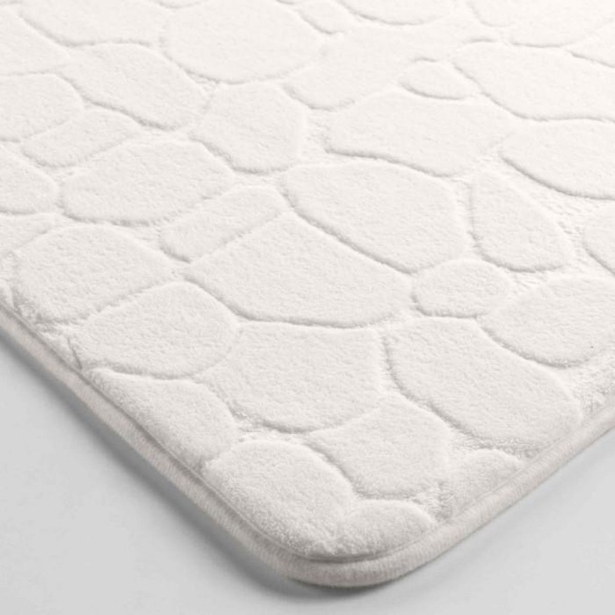 Paris Prix Tapis de Bain  Ricochet  50x120cm Blanc