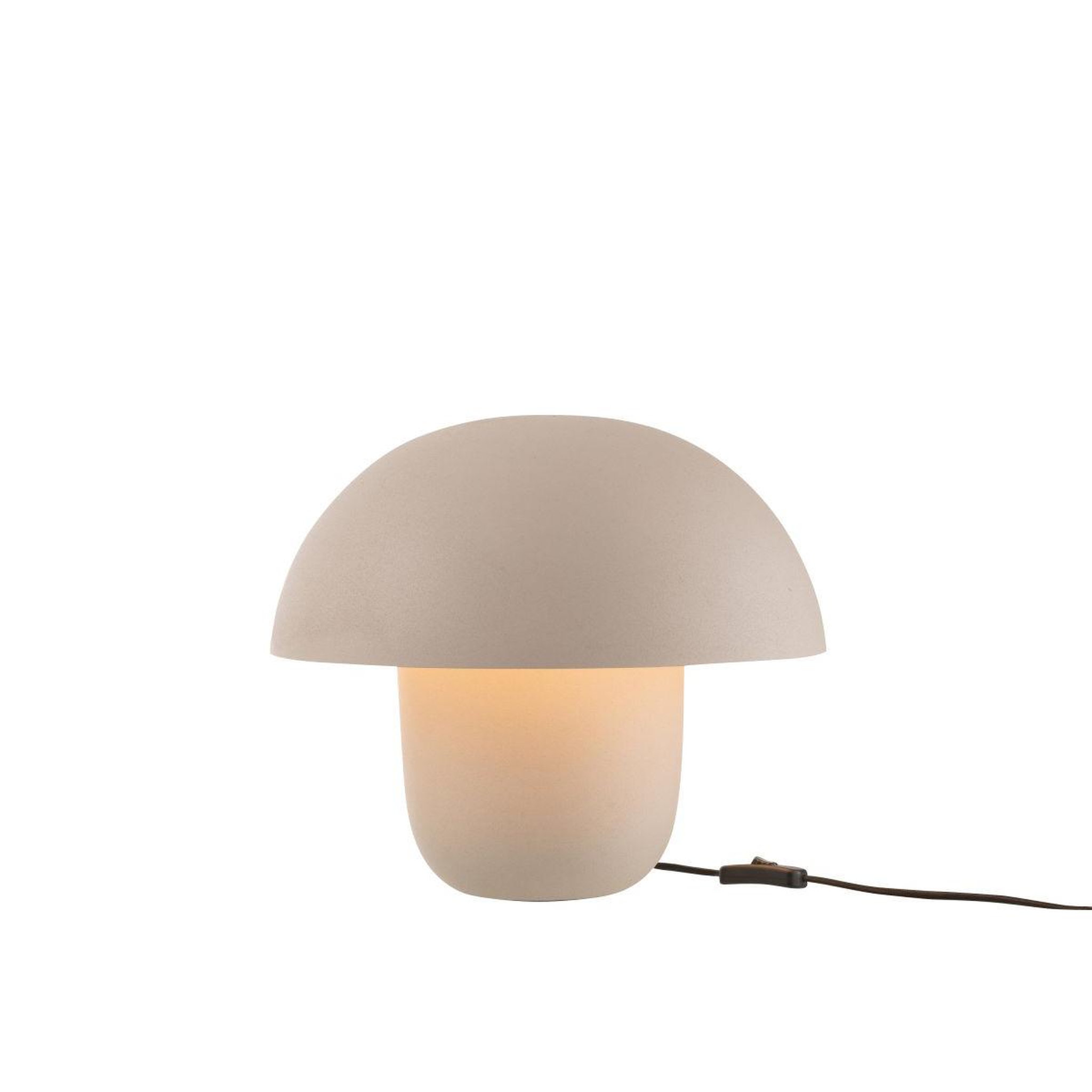 Voir la diapositive 2 : J-LINE Lampe à poser en métal  merle  35cm grège