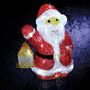 Voir la diapositive 1 : FEERIC LIGHT & CHRISTMAS Décoration Lumineuse  Père Noël Lanterne  30cm Rouge