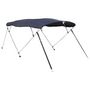 Voir la diapositive 3 : VIDAXL Toit bimini a 4 arceaux parois laterales 243x(200-213)x137 cm
