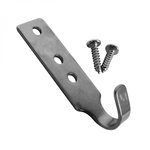 LINXOR Lot de 20 crochets inox + 40 vis pour piscine hors sol en bois