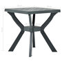 Voir la diapositive 6 : VIDAXL Table de bistro Vert 70x70x72 cm Plastique