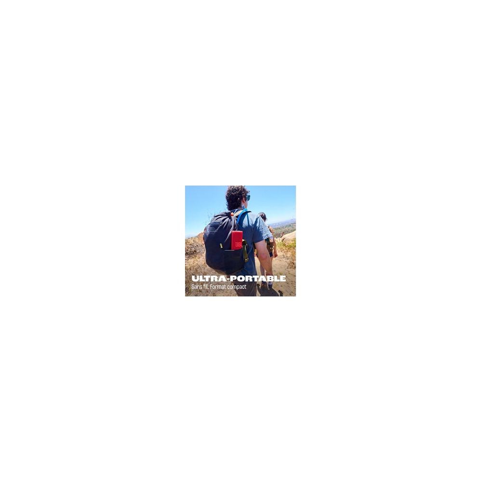 Voir la diapositive 6 : JBL Enceinte portable Grip Blanc
