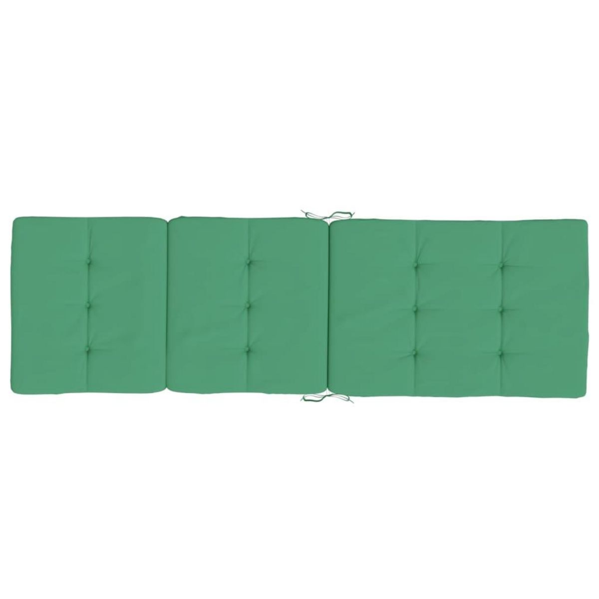 VIDAXL Coussins de chaise longue lot de 2 vert tissu oxford