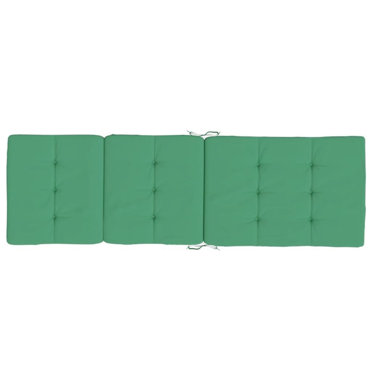 VIDAXL Coussins de chaise longue lot de 2 vert tissu oxford