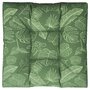 Voir la diapositive 2 : VIDAXL Coussin de palette motif de feuilles 80x80x12 cm tissu