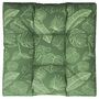 Voir la diapositive 2 : VIDAXL Coussin de palette motif de feuilles 80x80x12 cm tissu