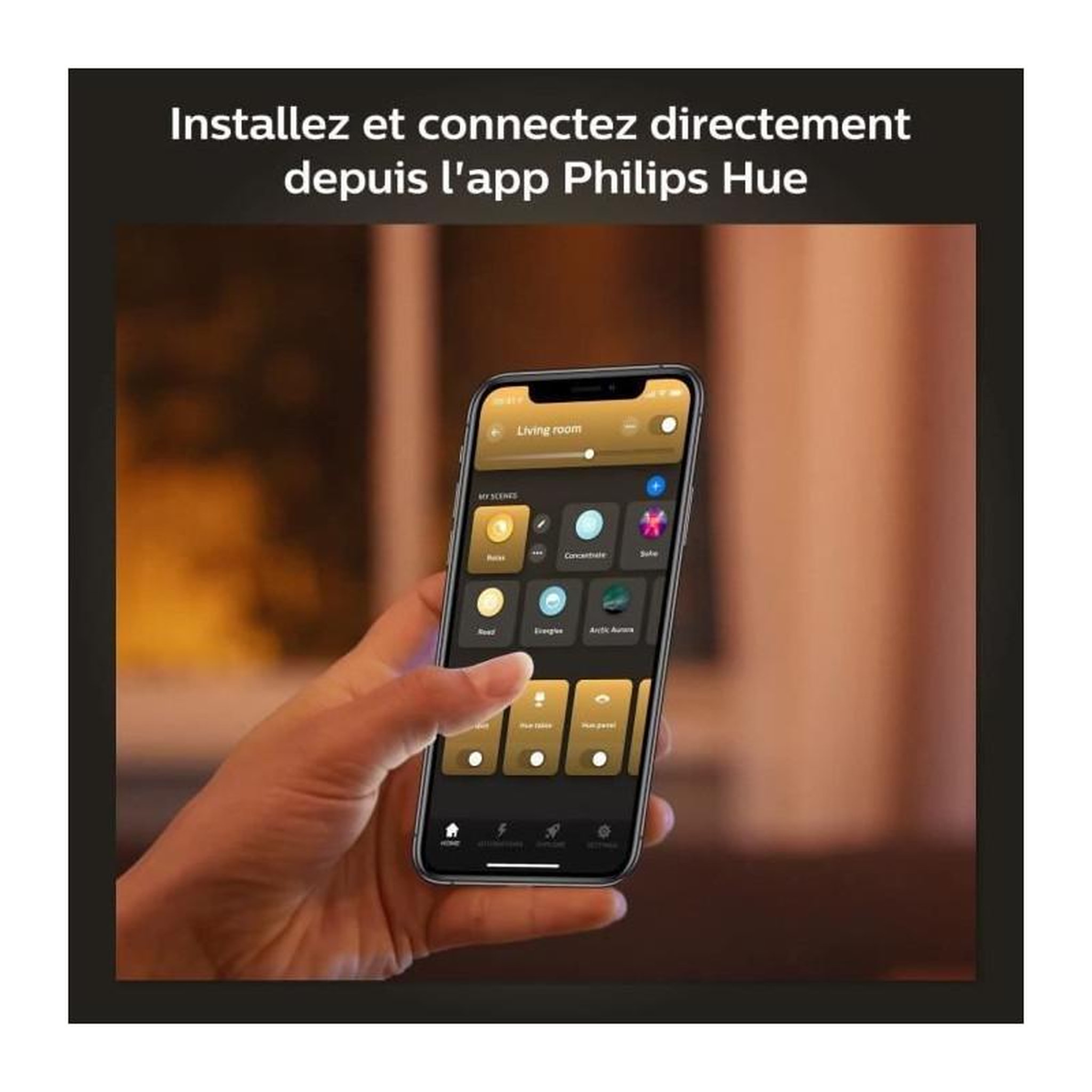 Voir la diapositive 5 : PHILIPS HUE White 9W A60 E27 EU x4