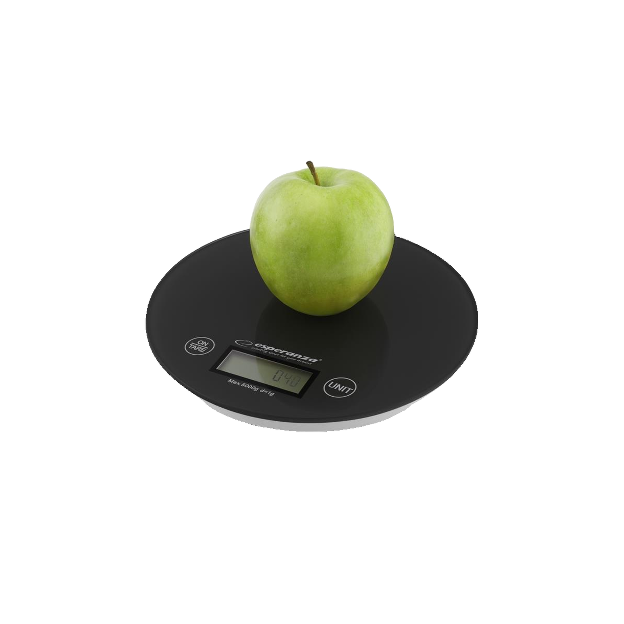 Voir la diapositive 2 : ESPERANZA Balance de cuisine Esperanza eks003k noire