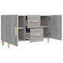 Voir la diapositive 5 : VIDAXL Buffet sonoma gris 100x36x60 cm bois d'ingenierie