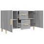 Voir la diapositive 5 : VIDAXL Buffet sonoma gris 100x36x60 cm bois d'ingenierie