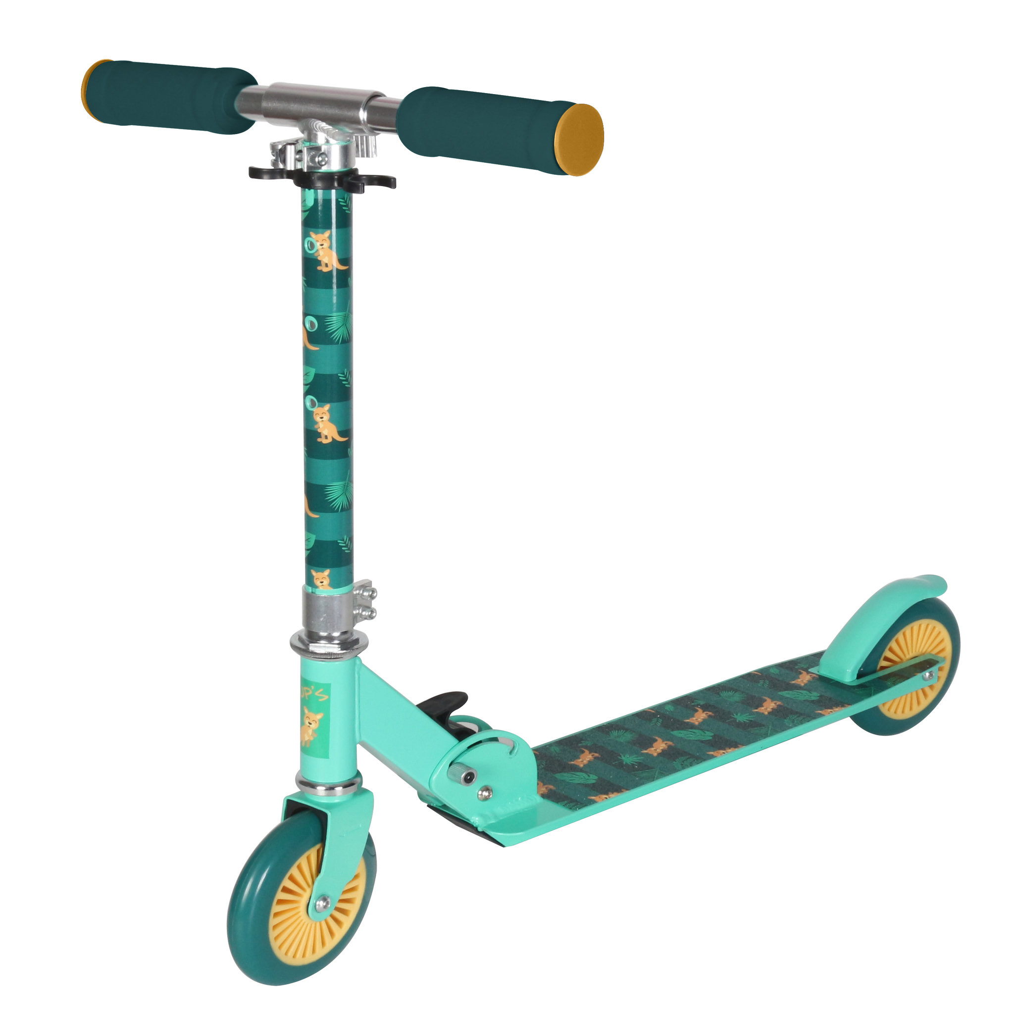 Voir la diapositive 1 : Trottinette pliable 125mm - Bleu