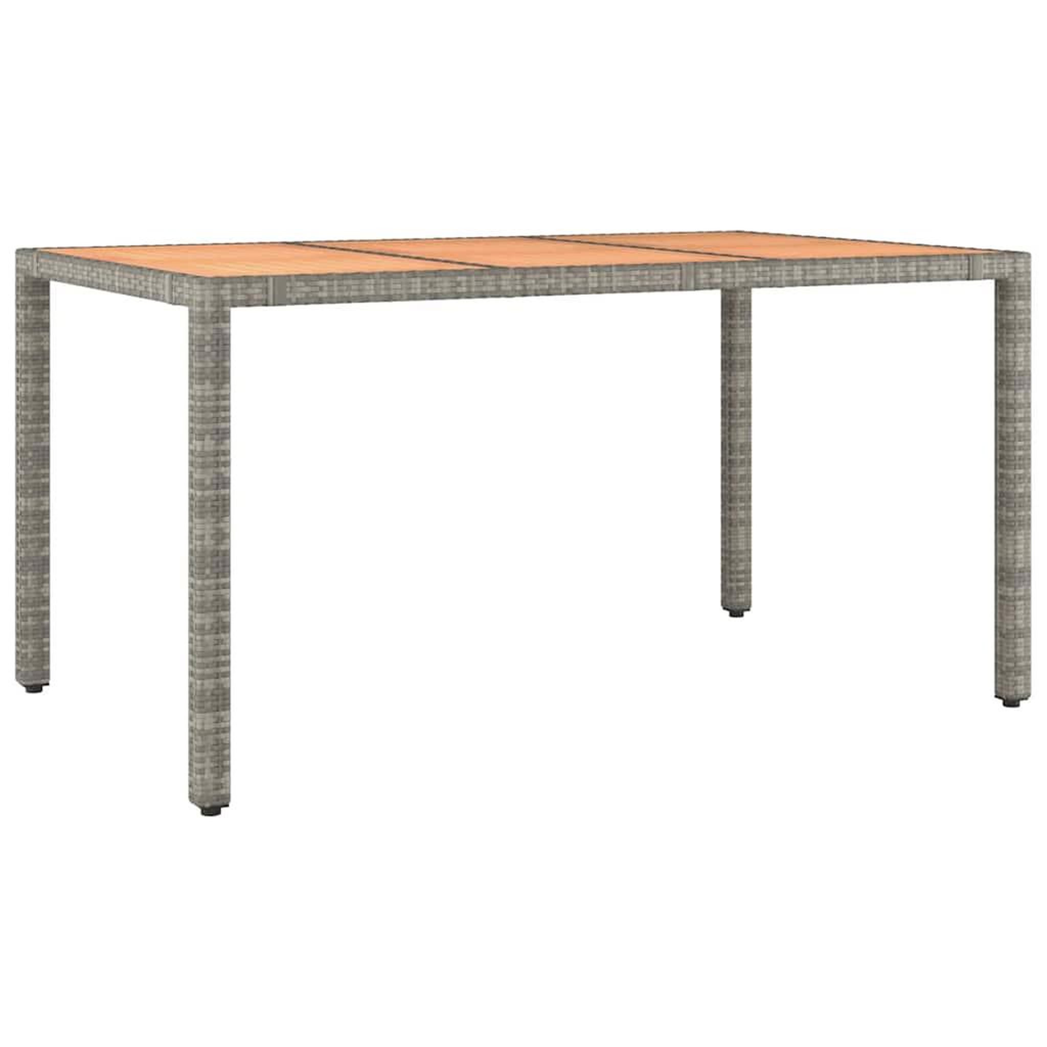 Voir la diapositive 4 : VIDAXL Ensemble de bistro de jardin 7 pcs coussins gris poly rotin