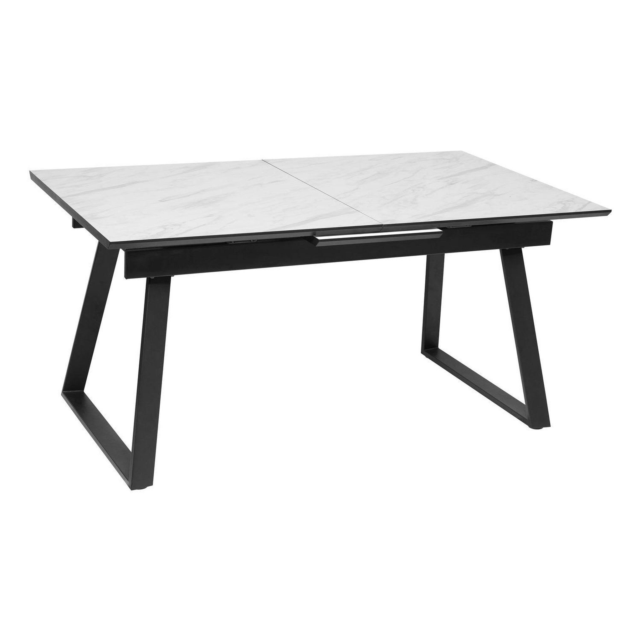 Voir la diapositive 2 : ATMOSPHERA Table à manger extensible pour 4 personnes camburi - blanc