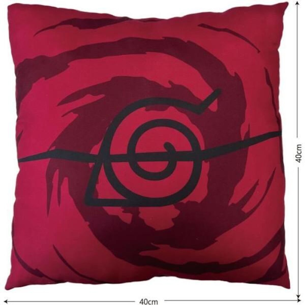 NARUTO Coussin double face - Carré - NARUTO SHIPPUDEN - Akatsuki - Microfibre - 40 x 40 cm