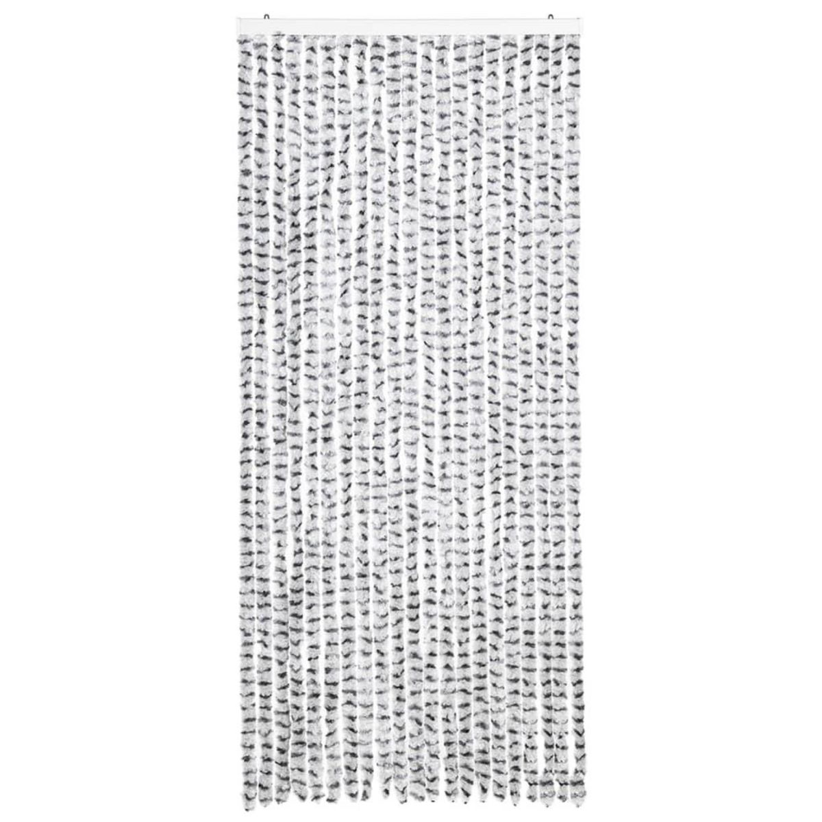 VIDAXL Moustiquaire Gris clair et gris fonce 90x220 cm Chenille