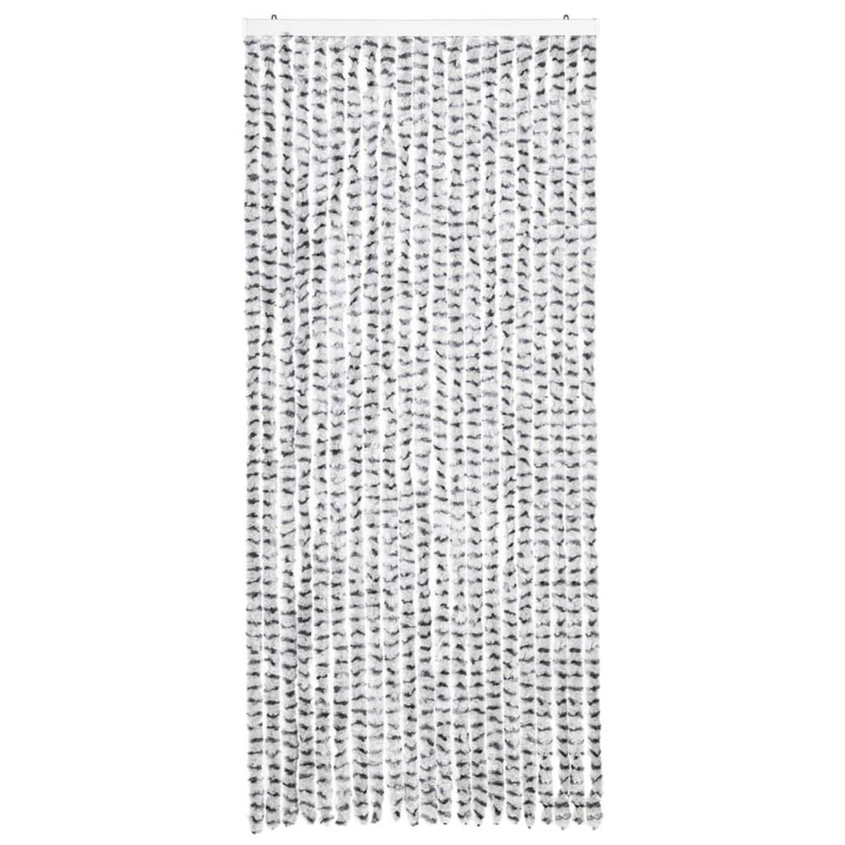 VIDAXL Moustiquaire Gris clair et gris fonce 90x220 cm Chenille