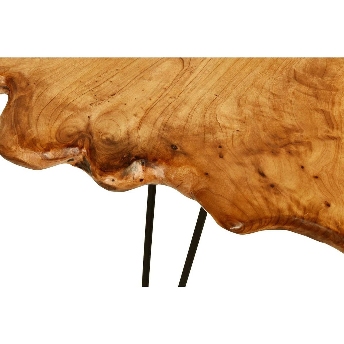 Paris Prix Table d'Appoint en Bois  Woody 410  60cm Naturel
