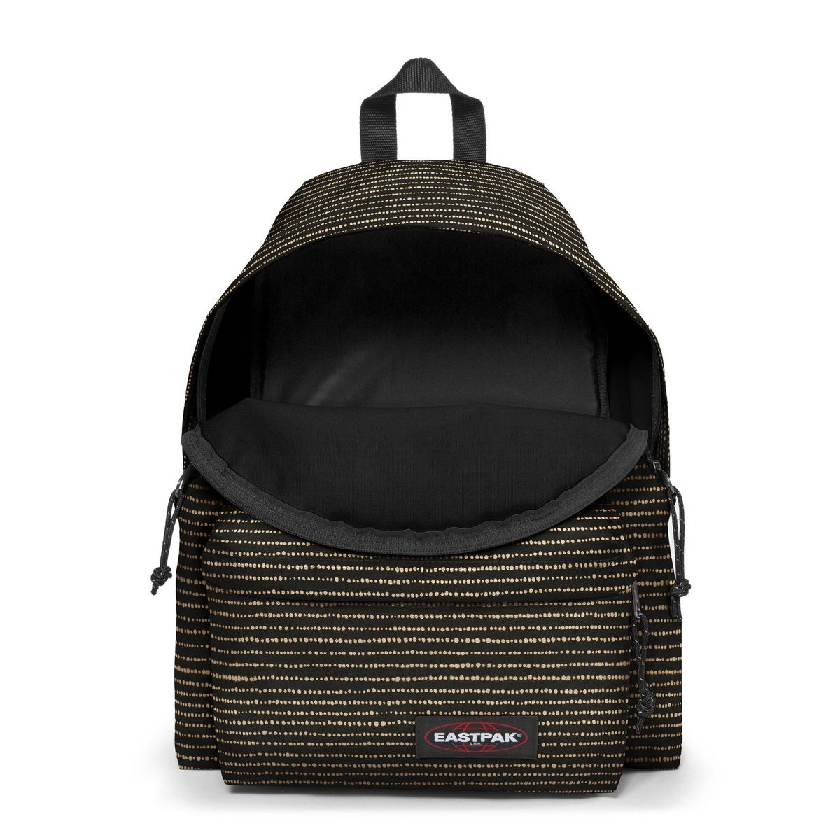 EASTPAK Sac à dos 1 compartiment noir et or Padded Pak'R Twinkle Gold