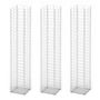 Voir la diapositive 2 : VIDAXL Jeu de panier de gabion 3 pcs Fil galvanise 25x25x150 cm