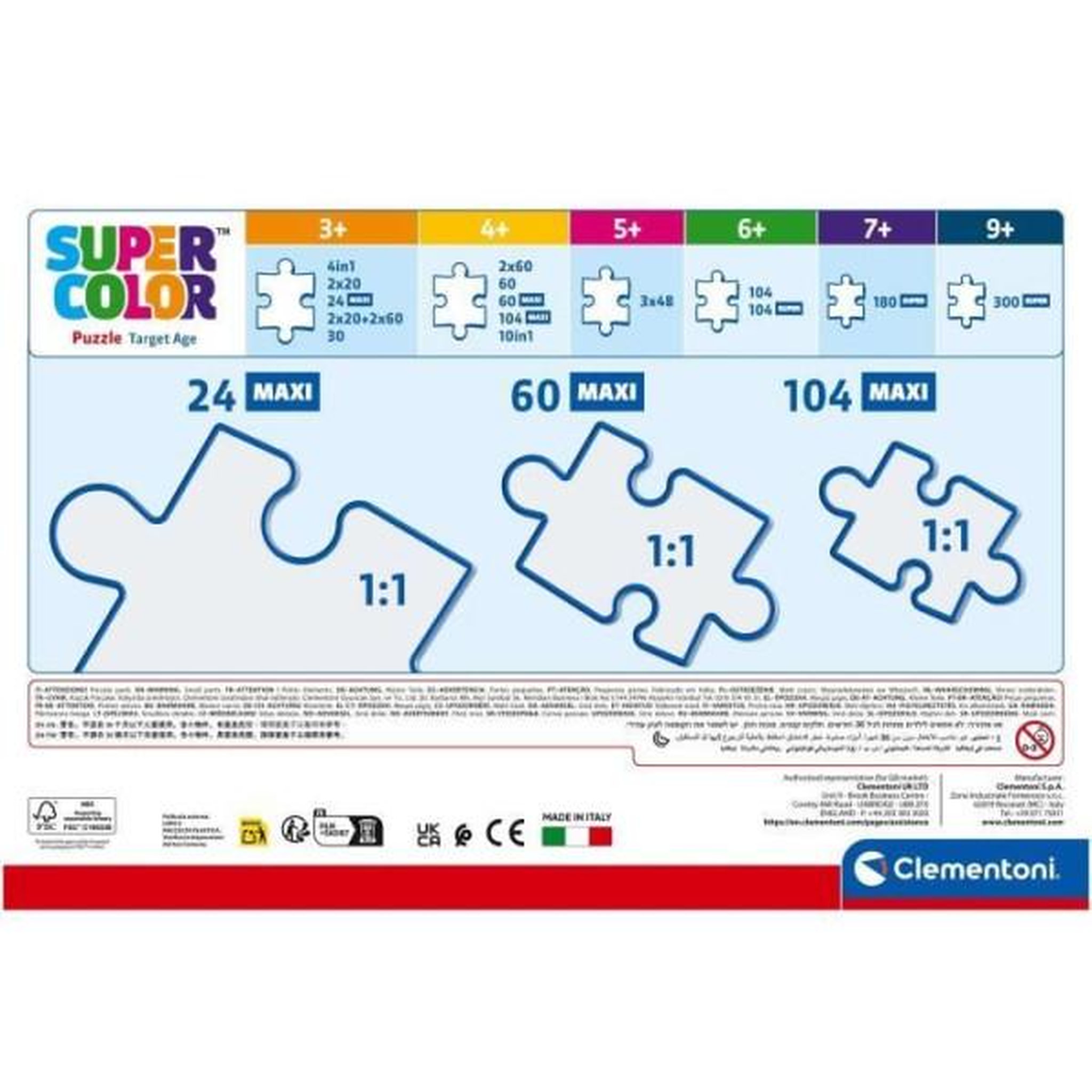 Voir la diapositive 3 : CLEMENTONI CLEMENTONI - 104 pieces Maxi - Iron Man and his awesome friends