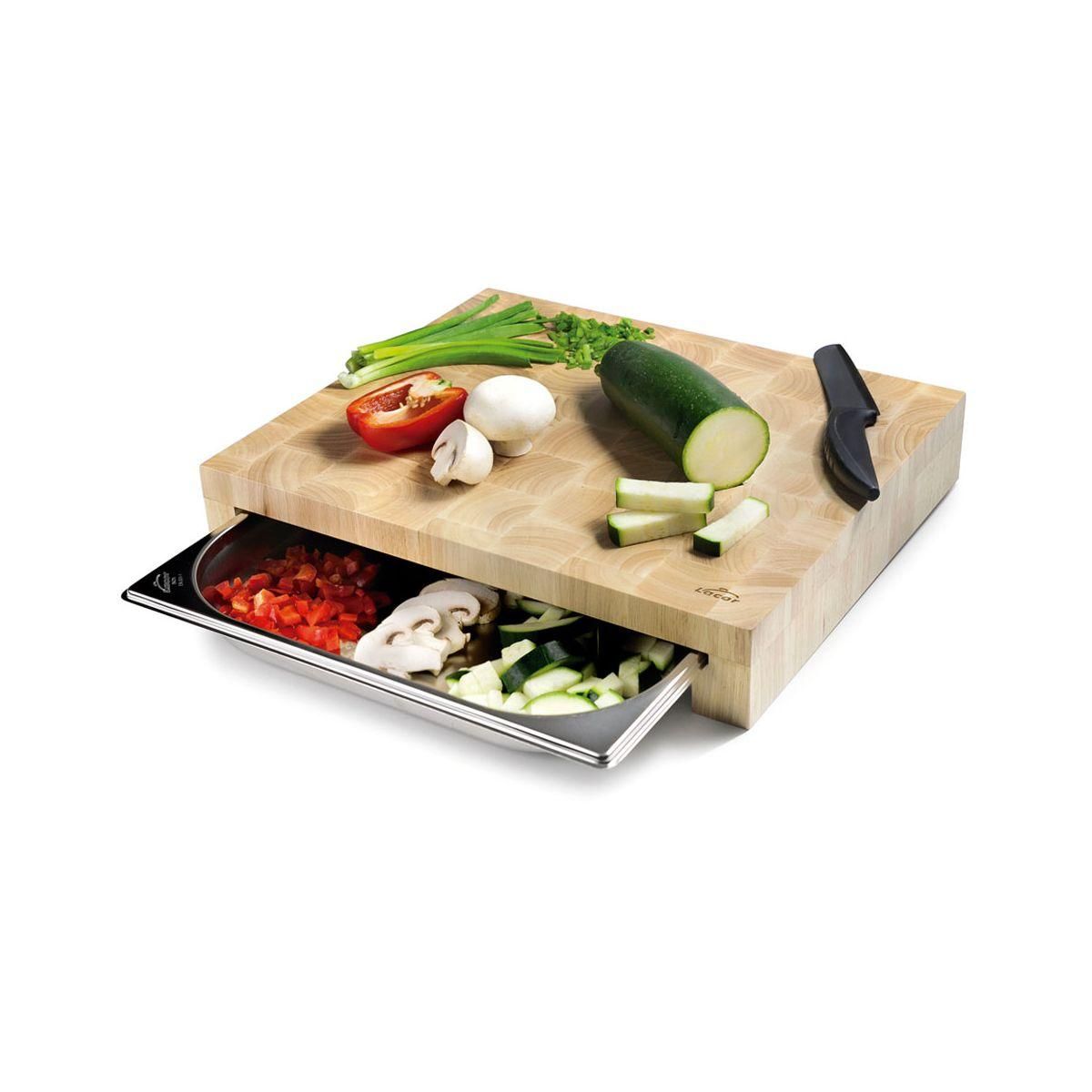 Eno Planche à découper billot avec bac gastronorme