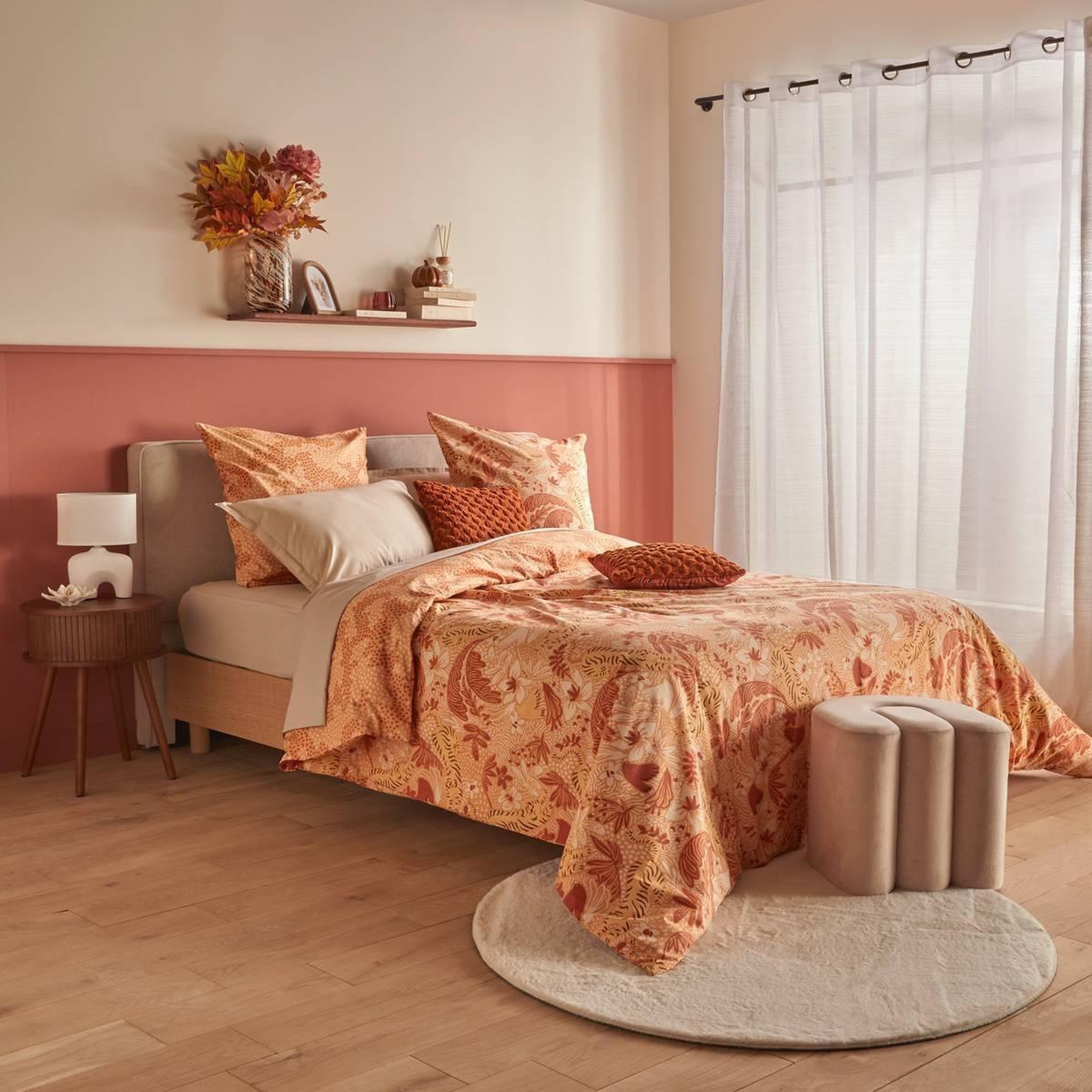 ATMOSPHERA Parure de lit 3 pièces  mialu  240x220cm ocre
