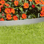 Voir la diapositive 3 : ID MARKET Bordurette de jardin x5 acier flexible L. 5 M x H. 0.12 M
