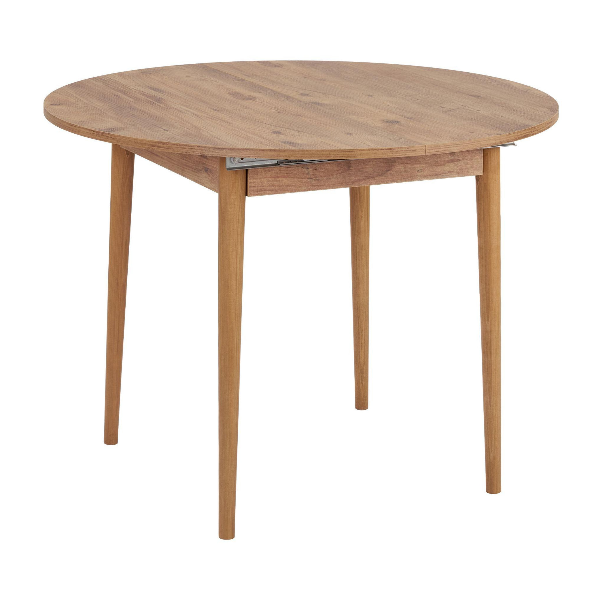 Habitat et Jardin Table à manger extensible en bois  viona  100 x 100 x 75 cm - pin atlantique