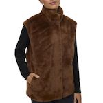 Vero Moda Gilet Fausse Fourrure  Femme Vero Moda Japoppy. Coloris disponibles : Marron