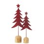 Voir la diapositive 2 : Paris Prix Sapin de Noël Déco sur Pied  Étoile  49cm Rouge