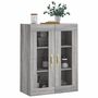 Voir la diapositive 4 : VIDAXL Armoire murale sonoma gris 69,5x34x90 cm