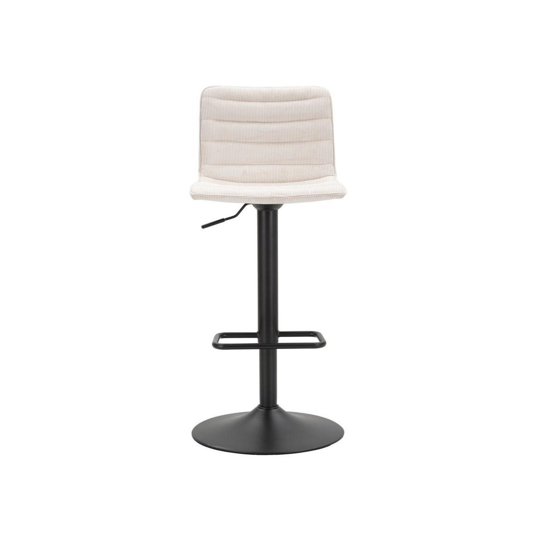 Voir la diapositive 3 : Paris Prix Lot de 2 chaises de bar réglables  destiny  85-107cm noir & blanc