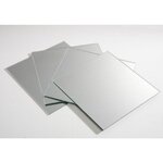 CENTRALE BRICO Set de 4 miroirs carrés 20 x 20 cm
